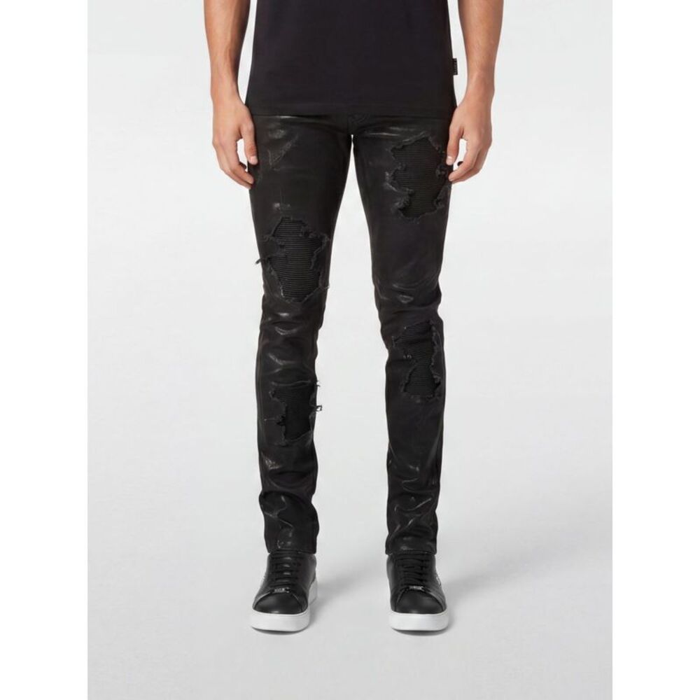 Philipp Plein Jeans Men Black